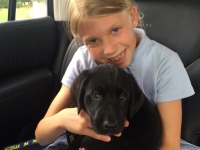 Annika and her pup Maize